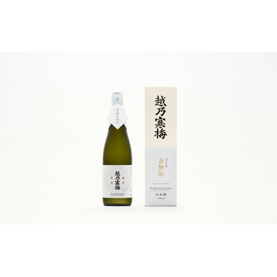 Amazon.co.jp: 石本酒造 越乃寒梅 純米大吟醸 金無垢 箱付き 720ml